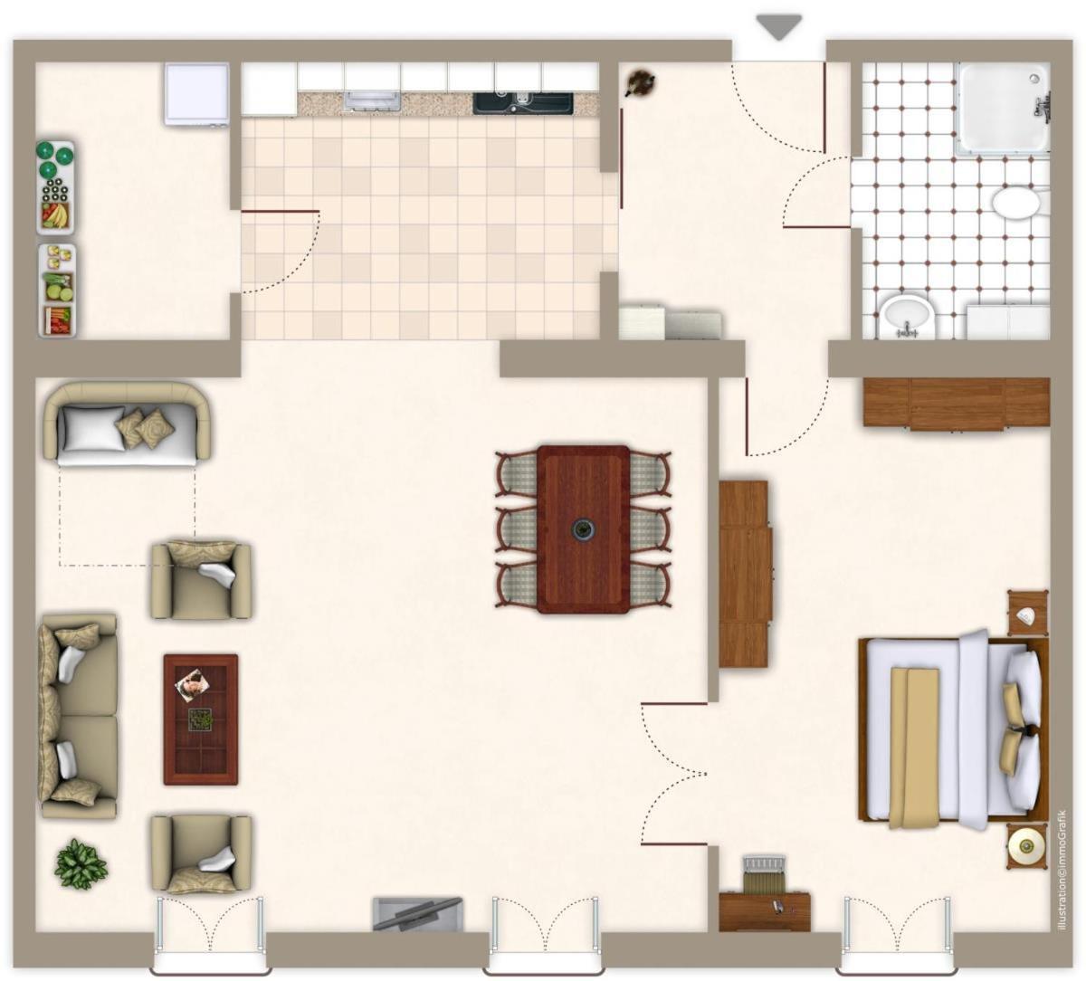 Berringer, Seestern, Direkt An Der Promenade Apartment
